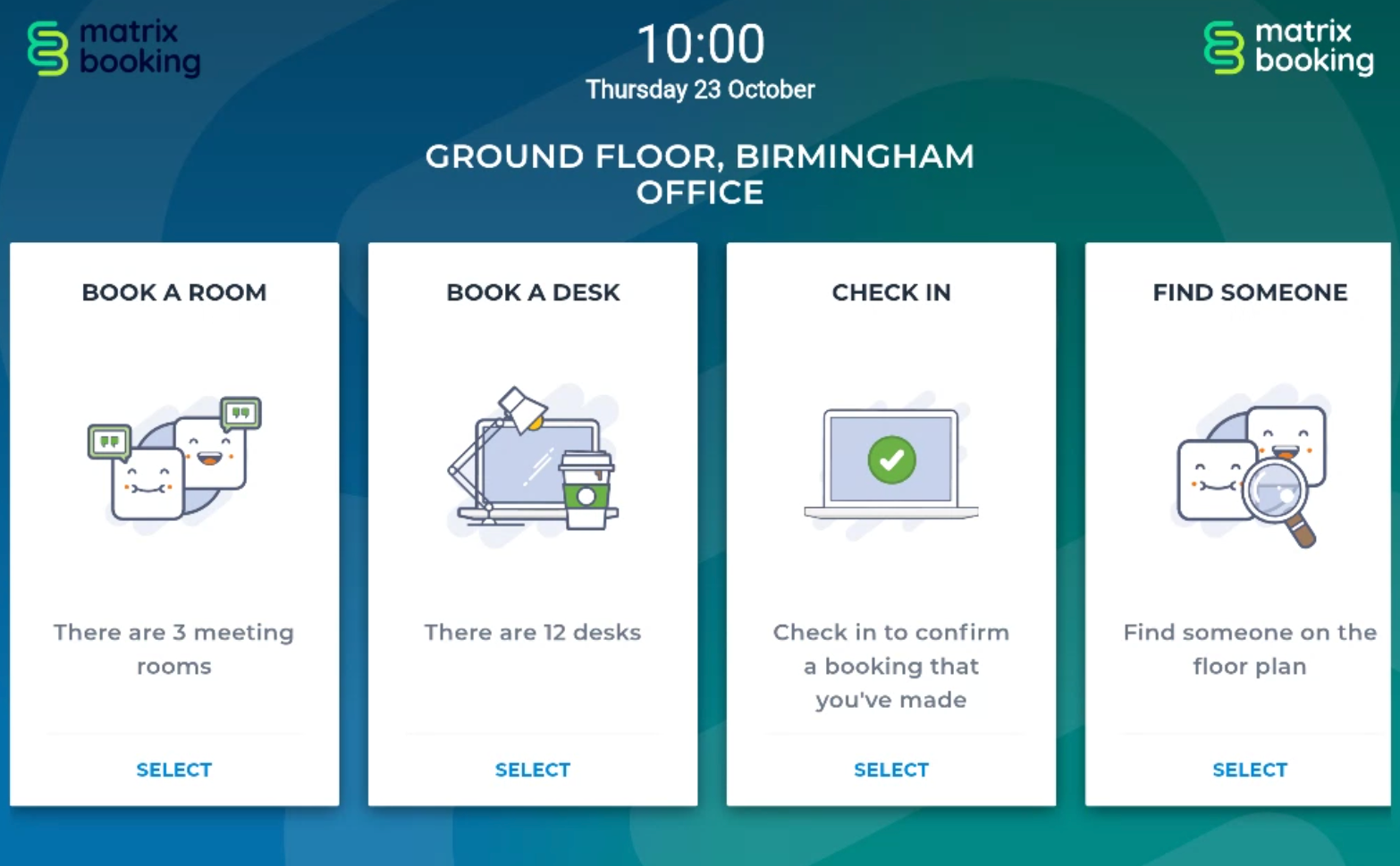 Floor plan app home screen.