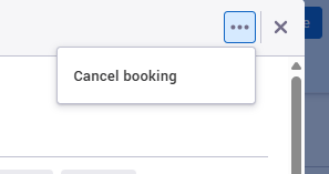 Three-dot icon for the more options menu in the new booking dialog.