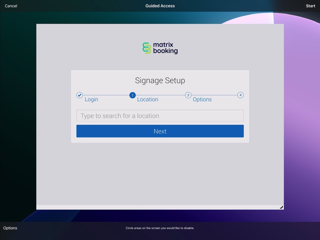 Guided Access mode for Signage app.