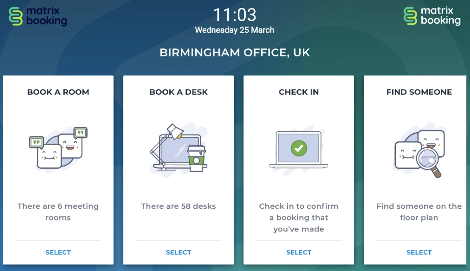 Floor plan app home screen.